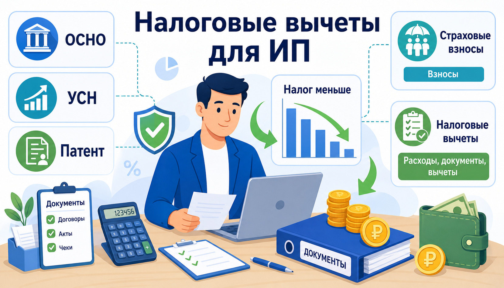 Налоговые вычеты для ИП
